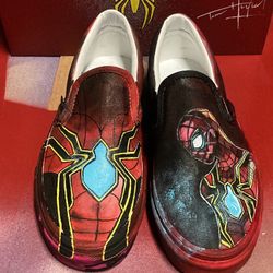Custom Paint Slip On Vans
