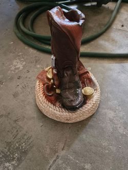 Adorno de hiezo bota texana