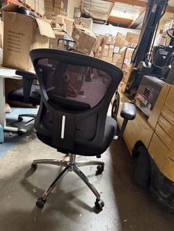 Big and Tall Office Chair 500lbs - Ergonomic Mesh Desk Chair, Wide Seat, Adjustable Lumbar Support