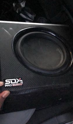 Sdx subwoofers