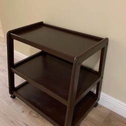 Rolling Wood Cart-3Tier