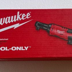 New Milwaukee M12 12-Volt Lithium-Ion Cordless 3/8 in. Ratchet (Tool-Only)