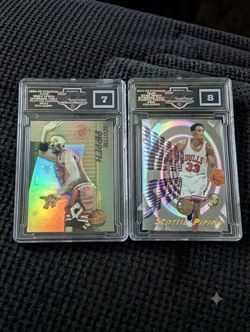 Scottie Pippen Graded Basketball Cards Lot of 2