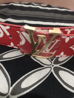 Supreme Louis Vuitton belt
