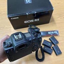Canon EOS R5 45.0MP Mirrorless Camera - Black (Body Only)