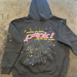Sp5der Hoodie Black/Pink( Large )BRAND NEW Negotiable