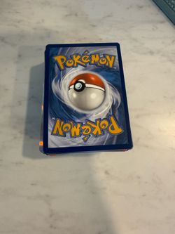 Stack of Pokeman cards
