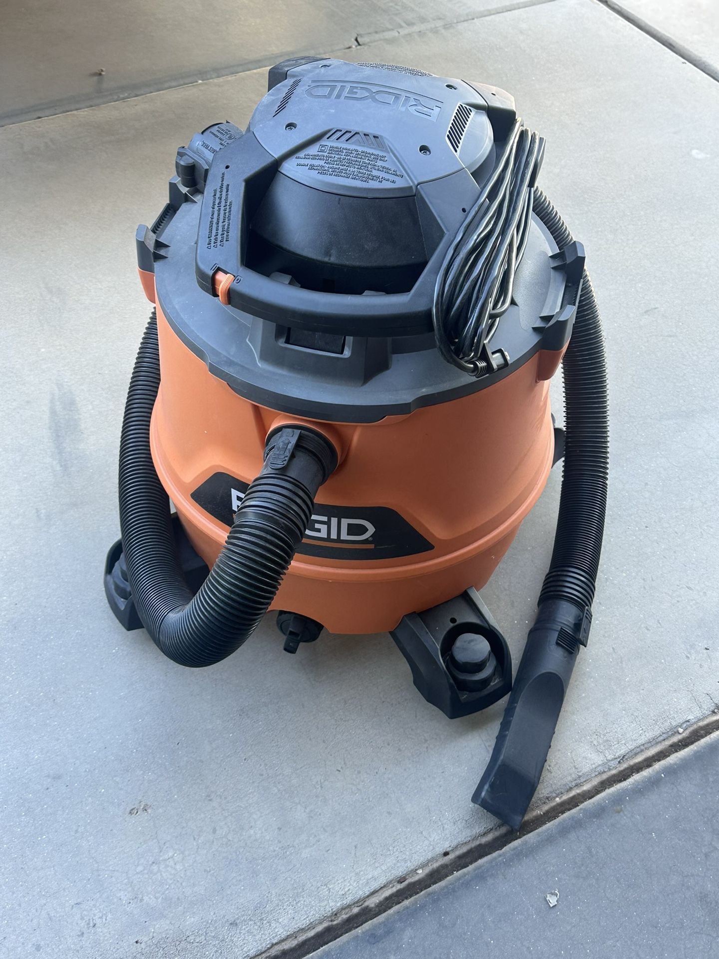 ridgid 16 G shop vac