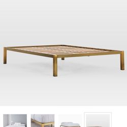 West Elm Metal Bed Frame And Queen Beautyrest Mattress