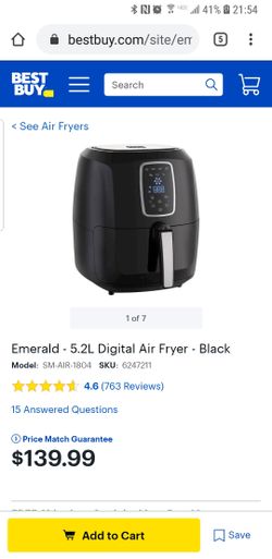 Digital Air Fryer 5.2 L brand new $65