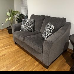 Nemoli Loveseat Slate - Ashley’s 