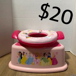 Disney Princess "Loving Life" 2 Piece Essential Potty Training Set - Soft Cushion