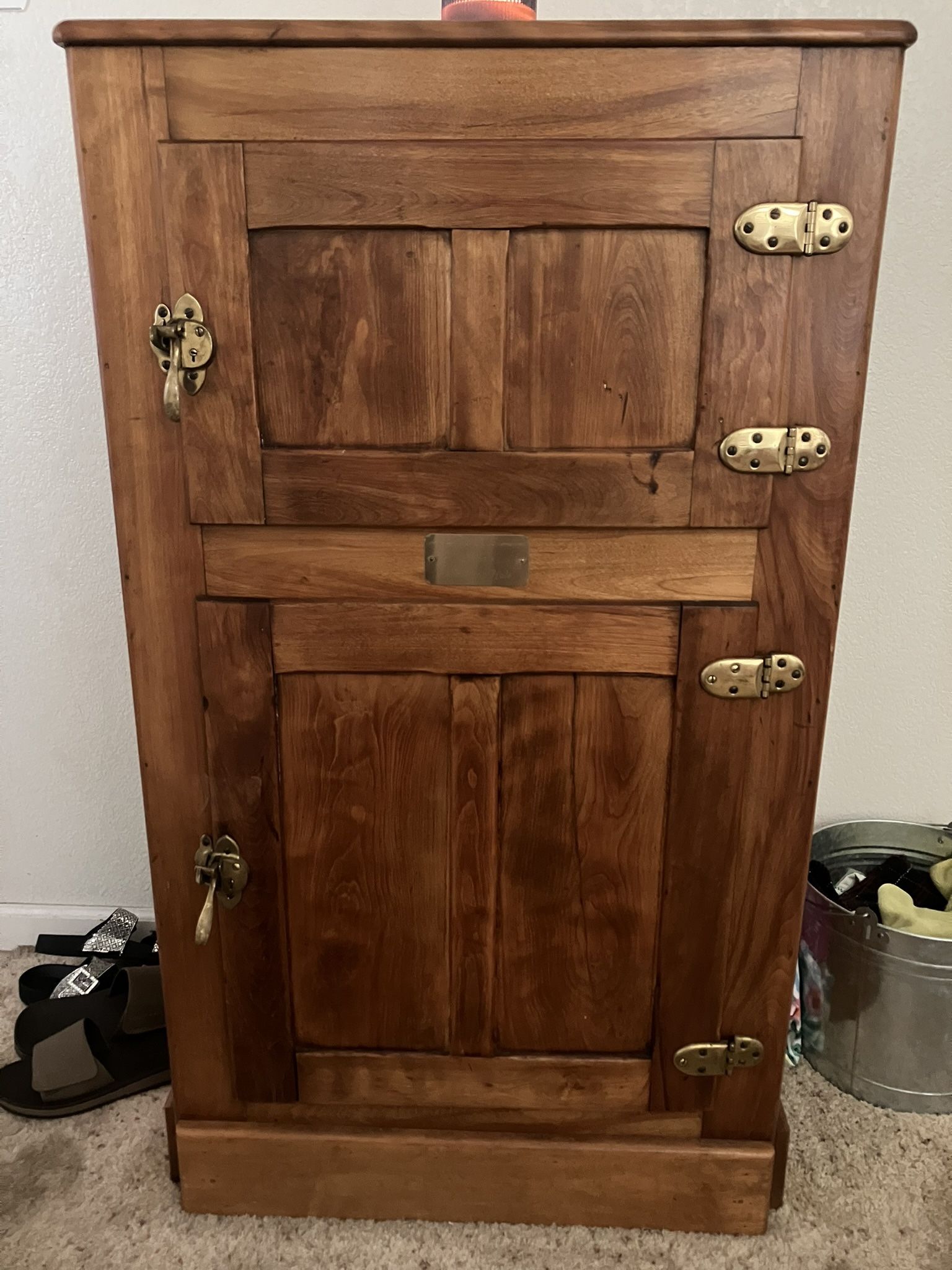 Antique Oak Ice Box