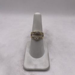 14kt Gold Diamond Engagement Style Band