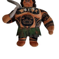 Disney Store Moana Maui Plush Doll Toy 16 Demi God Fish Hook