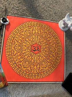 60s OM black light poster
