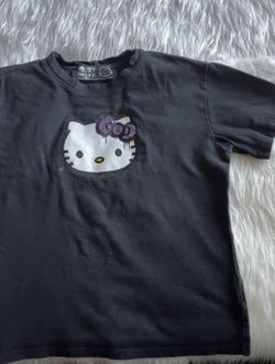 Black Hello Kitty Kids Shirt 