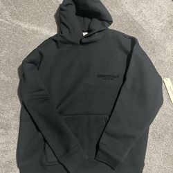 Essential hoodie limo black