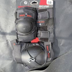 Eight Ball by Triple Eight Knee Elbow Wrist Pad Set Skate