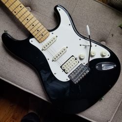 RARE 1992 Squier By Fender Stratocaster HSS, MIK Electric Guitar