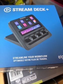 Elgato Stream Deck +, Audio Mixer and Studio Controller LCD keys, dials and touch strip, Multi actions and smart profiles, Unlocks Wave Link mixing, W