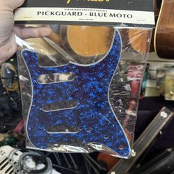 Fender 3 Ply USA Blue Moto 11 Hole Stratocaster Pickguard Squier Strat 