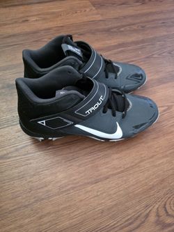 Nike Baseball Cleats Force Trout 8 Keystone Black Shoes CZ5911-011 Men’s Size 10