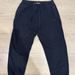 The Marathon Clothing Pants Mens 2XL Black Joggers Sweatpants Drawstring TMC