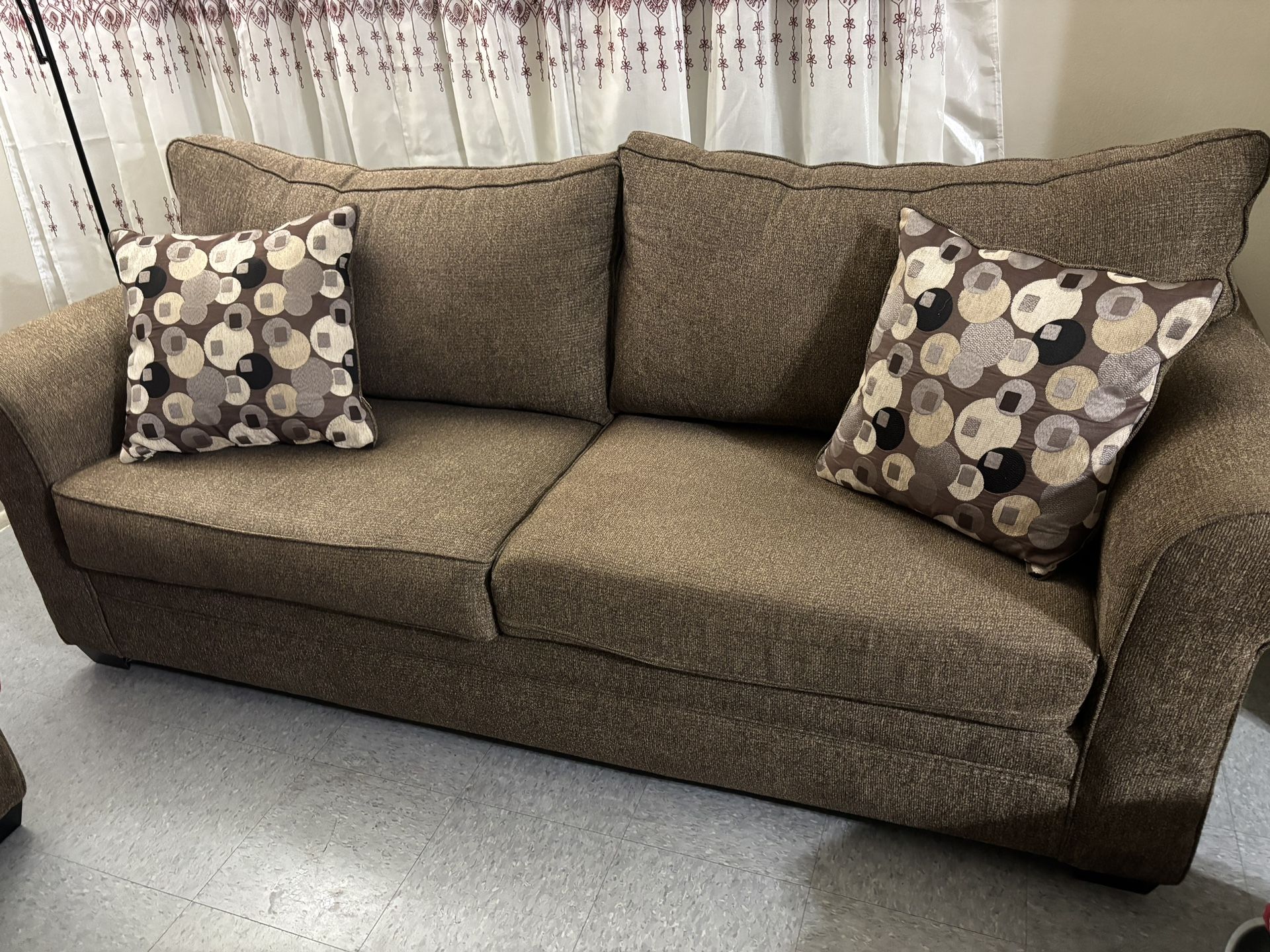 Sofas Set $400, The bed $100, And the counter $100