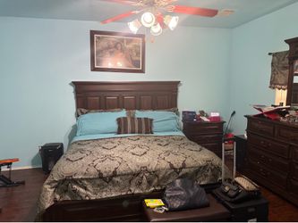 Wood Brown Bedroom set