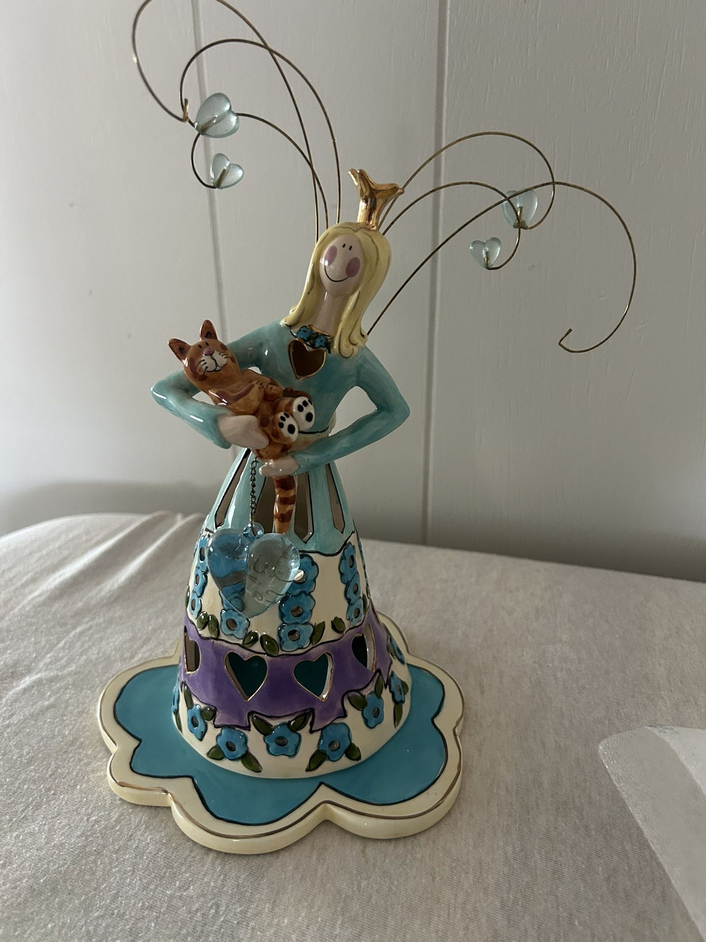Blue Sky Clay Works” Queen Of Cats Tea light