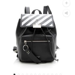 Off-White Diagonal Horizontal Backpack 