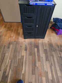 Black shelf