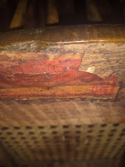 Antique Victorian Oak Pressed-Back Highchair (Circa 1900)