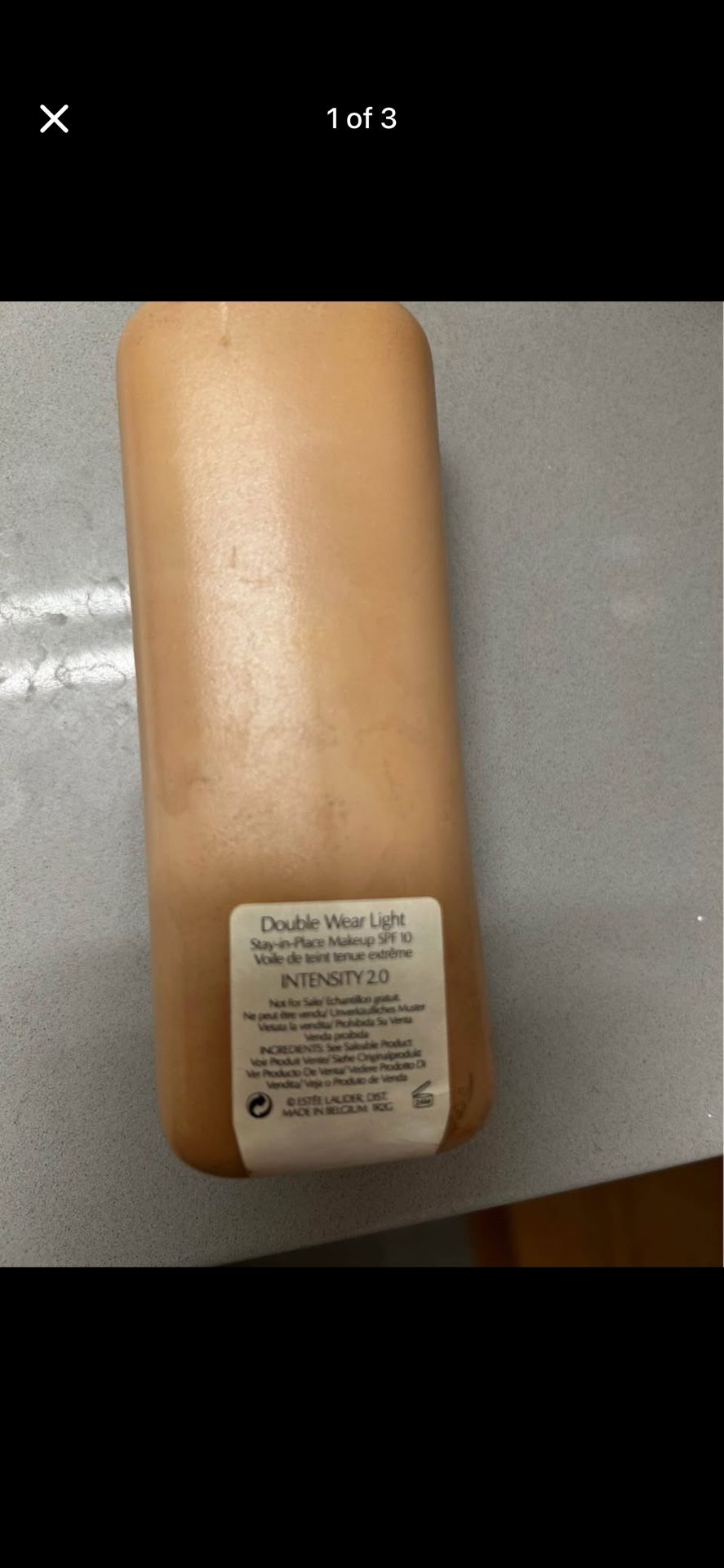 Estée Lauder Double Wear foundation In #2 -Large Pro size