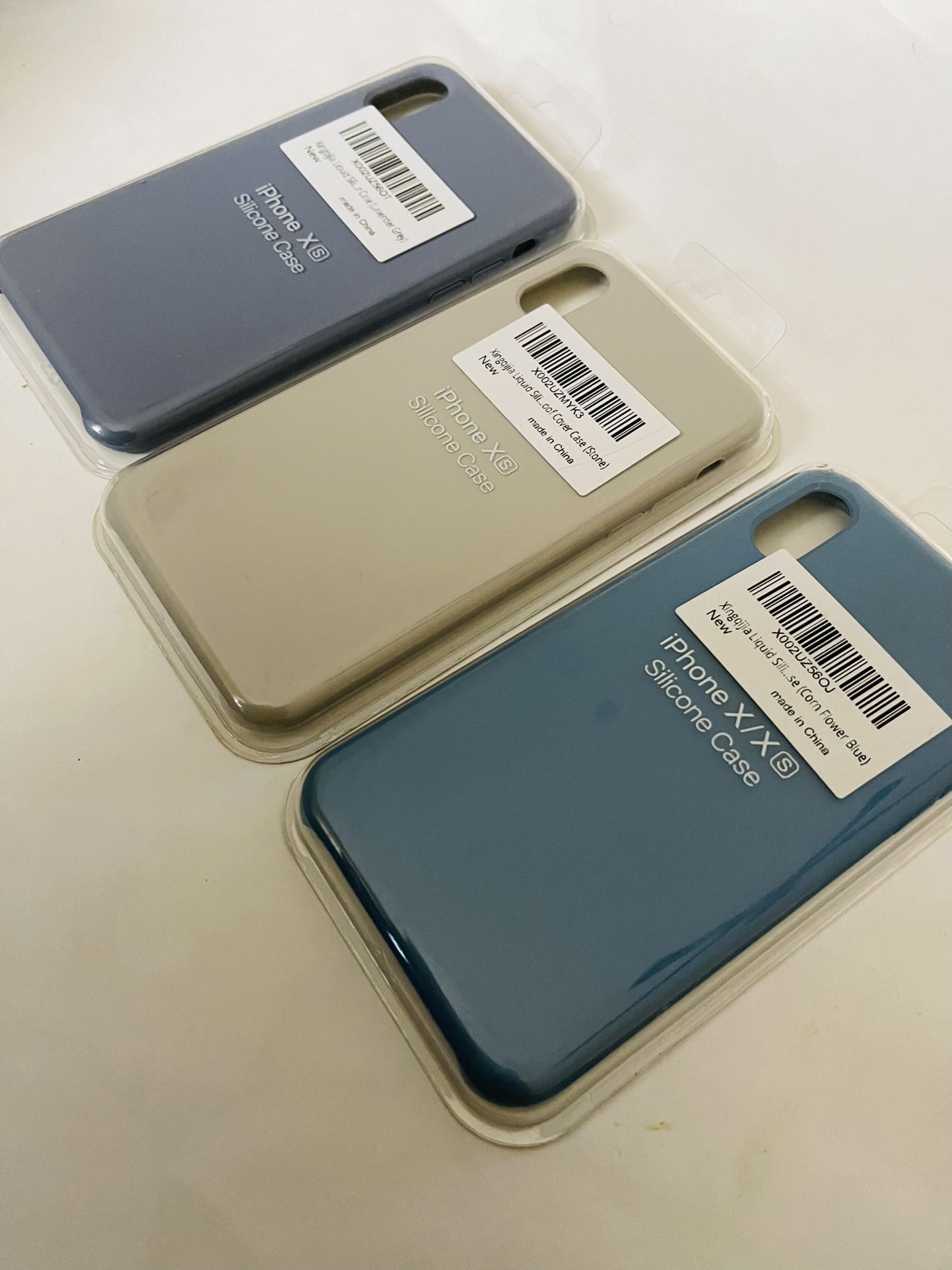 3 Silicone Case Cover For Apple iPhone X/Xs