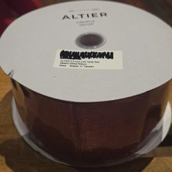 Sparkle Stiff Metallic Ribbon Deep Red 2.5" x 40yd