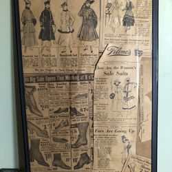 2 Old pages from The Boston Globe 1915 