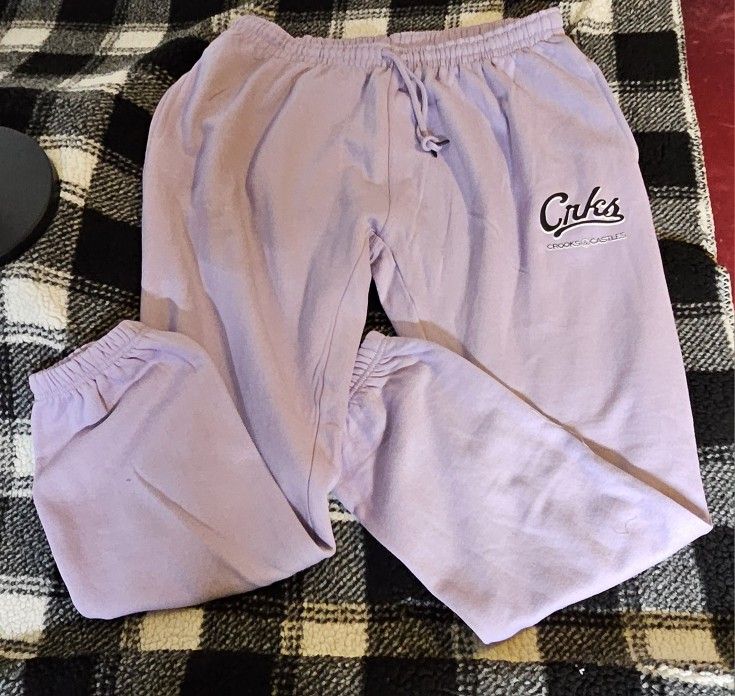 Crooks & Castles Purple Joggers Men’s Size XL