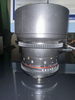 Film Lens Rokinon 3.1/14mm🥇