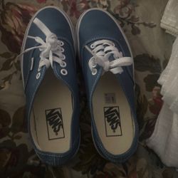 Women’s blue vans size 8