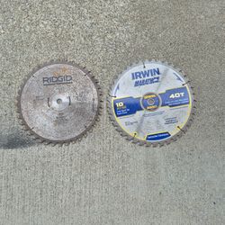 2 Circular Saw Blades