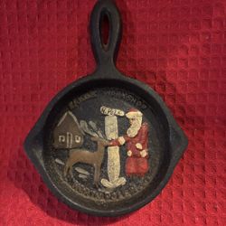 Santa’s Workshop Cast Iron Skillet.
