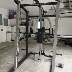 Gold’s Gym Platinum Smith Machine and Home Gym