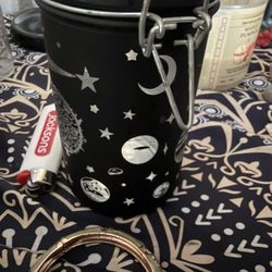 Starry Night Storage Jar