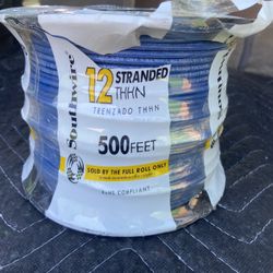 500-foot Spool of Southwire 12 AWG Stranded Blue THHN