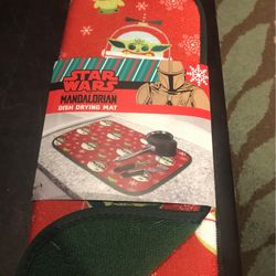 Disney Star Wars Mandalorian Grogu the Child Dish Drying Mat