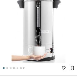 Brand New Sybo Commercial Grade Coffee Percolator SR-CP-100B Stainless Steel Coffee Maker In Box