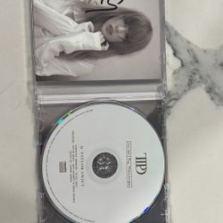 Taylor Swift The Tortured Poets Department CD With Hand Signed Photo Heart
