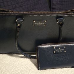 Kate Spade Navy Tote & Wallet 